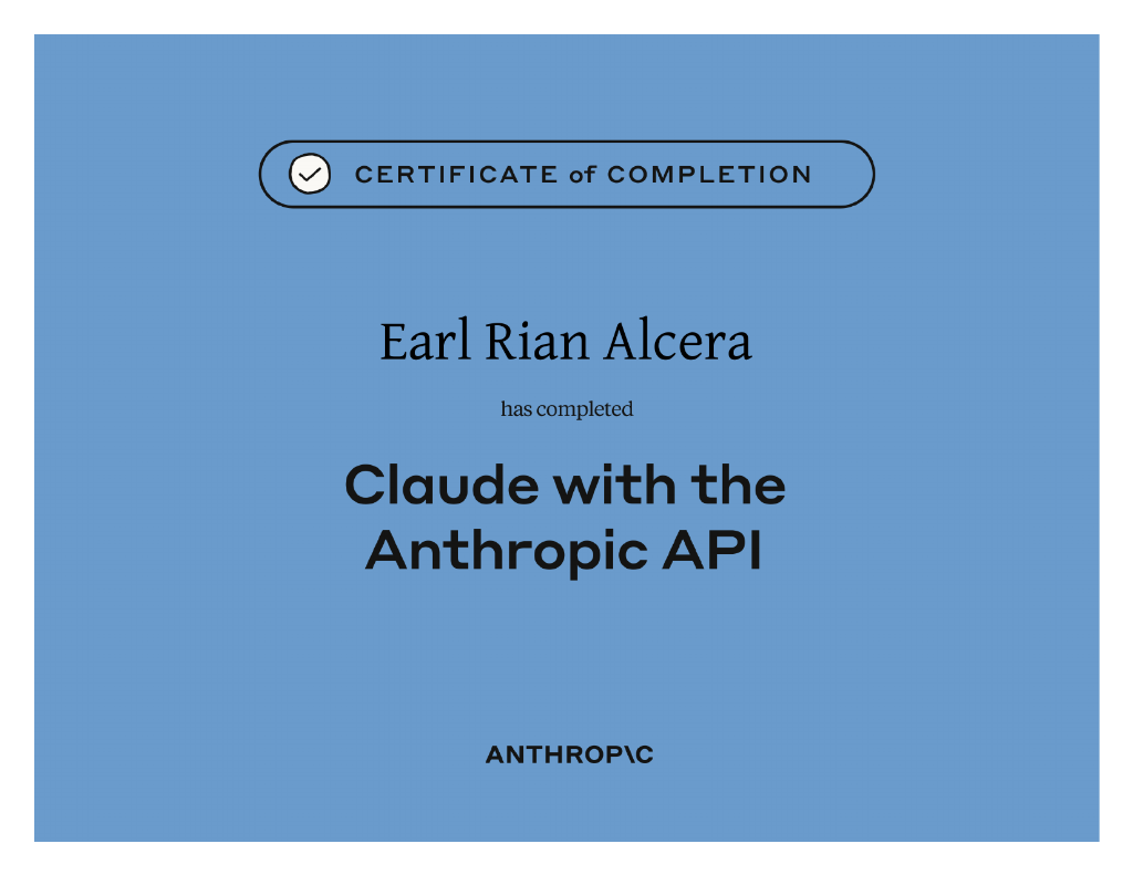 Claude with the Anthropic API
